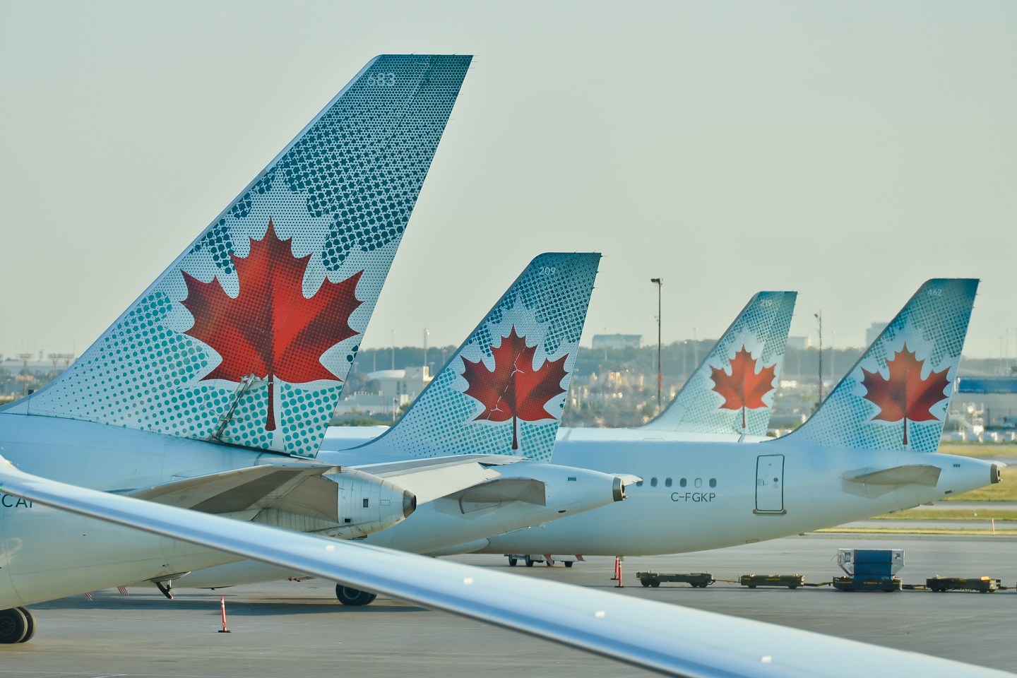Planes at Toronto airport