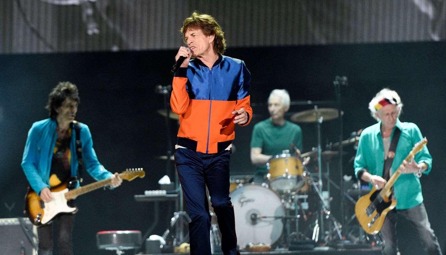 Ron Wood, Mick Jagger, Keith Richards, Charlie Watts