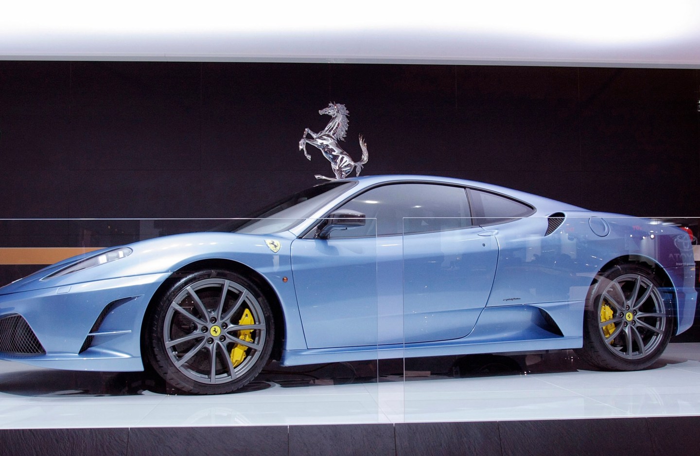 The Ferrari Scuderia 430 is shown at the 2008 North American International Auto Show January 13, 2008 in Detroit.
