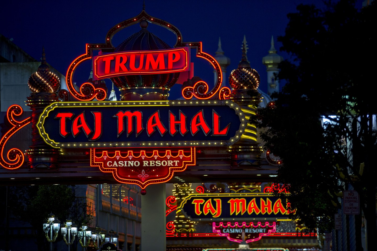 Views Of The Trump Taj Mahal In Atlantic City