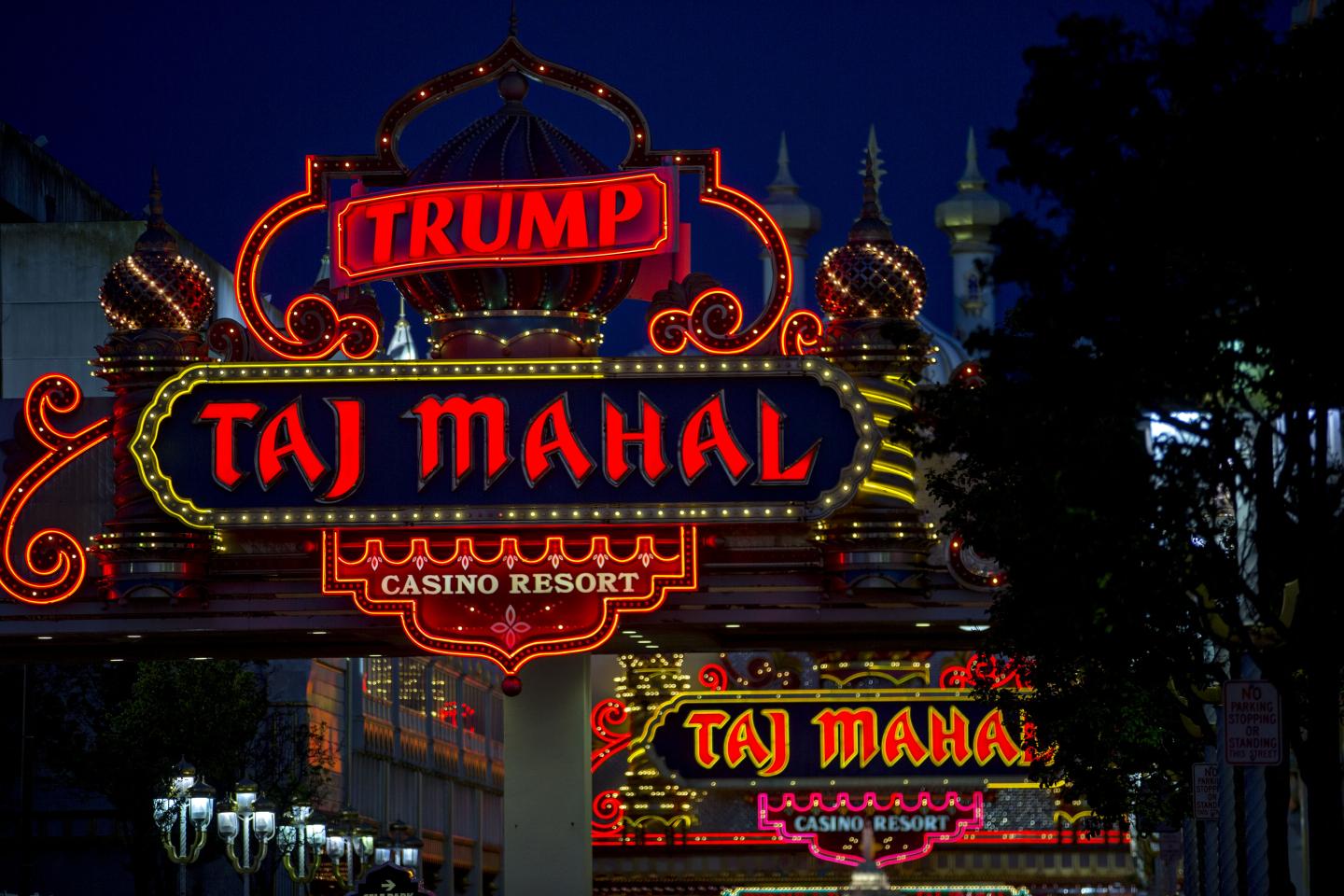 Views Of The Trump Taj Mahal In Atlantic City