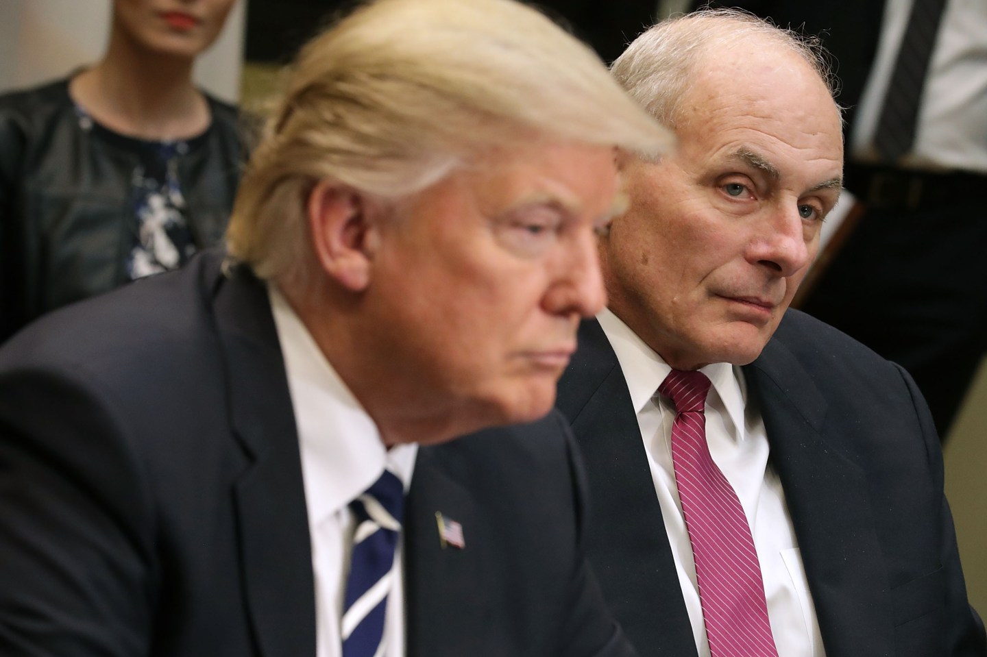President Trump Meets With Cyber Security Experts At White House