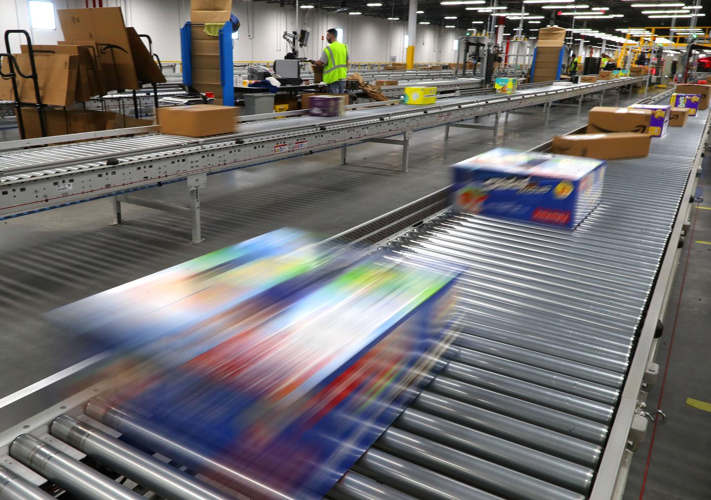 A Look Inside Amazon's Fall River Warehouse