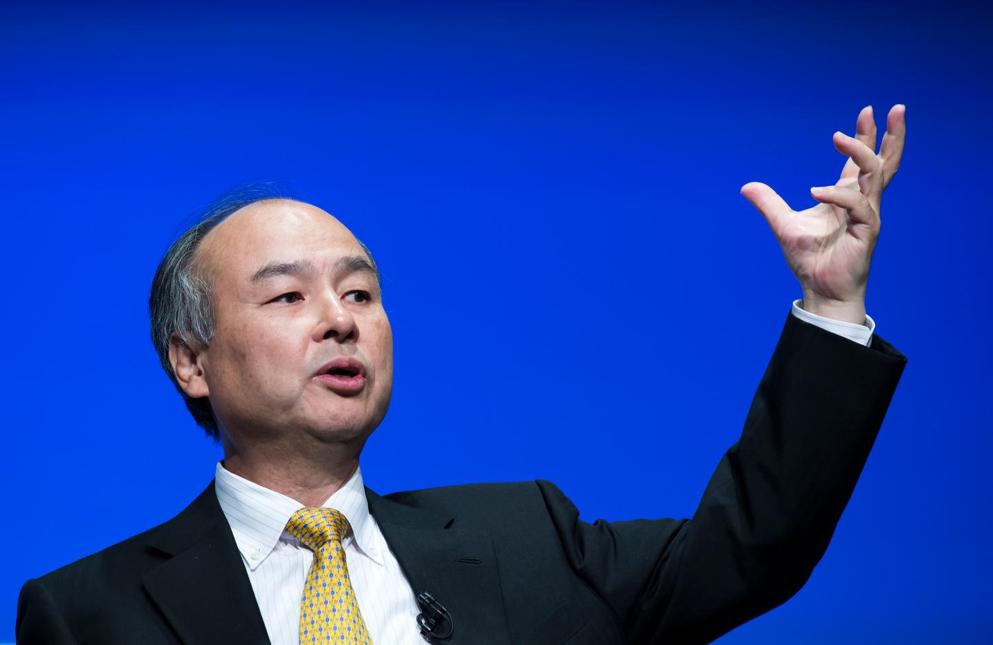 Softbank CEO Masayoshi Son Press Conference