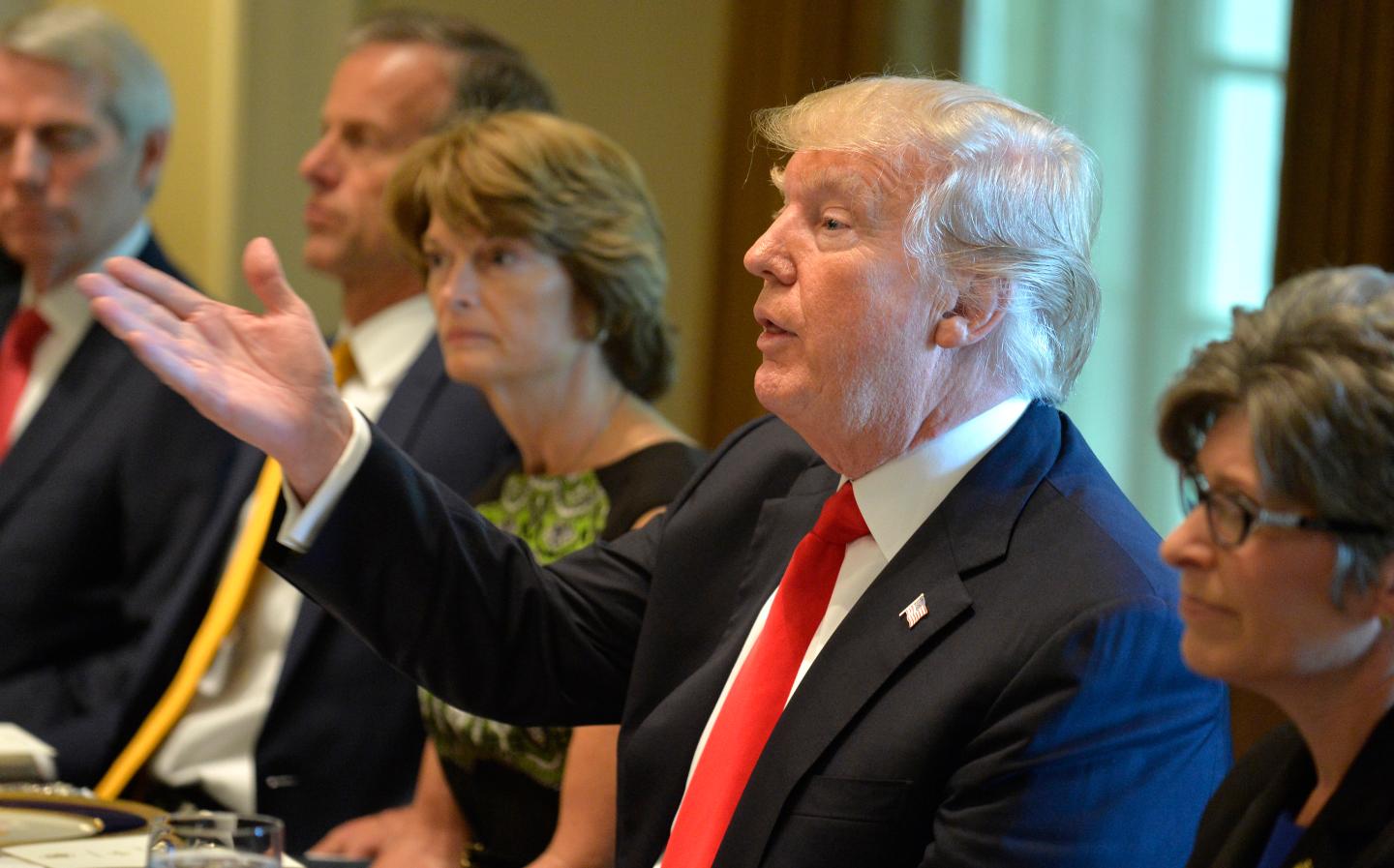 President Trump Hosts Lunch for Congressional Members at White House