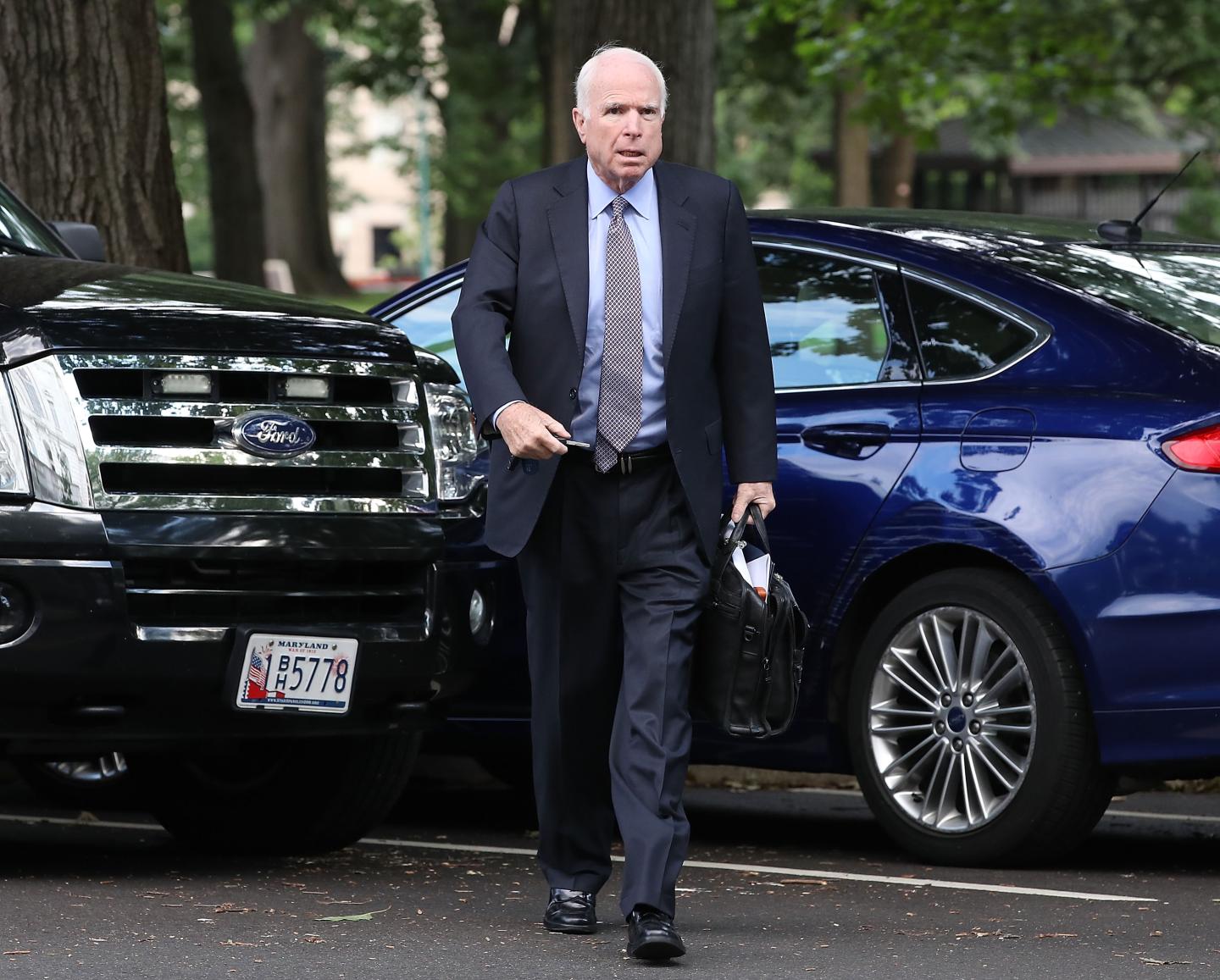 Senators Return To Capitol Hill To Debate Health Care Bill