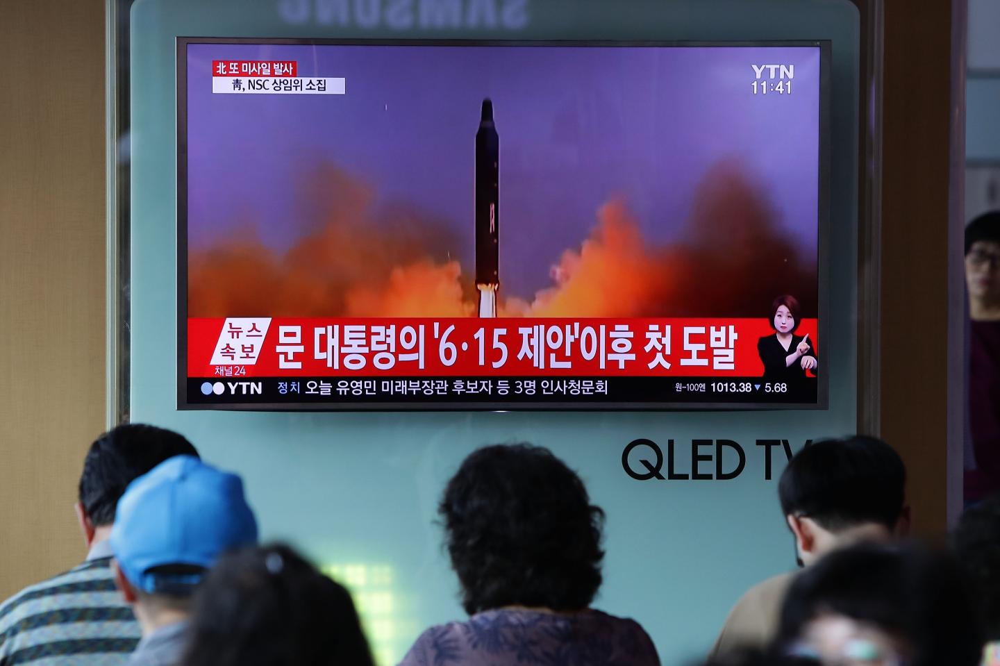 North Korea Launches Ballistic Missile Into Japanese Waters