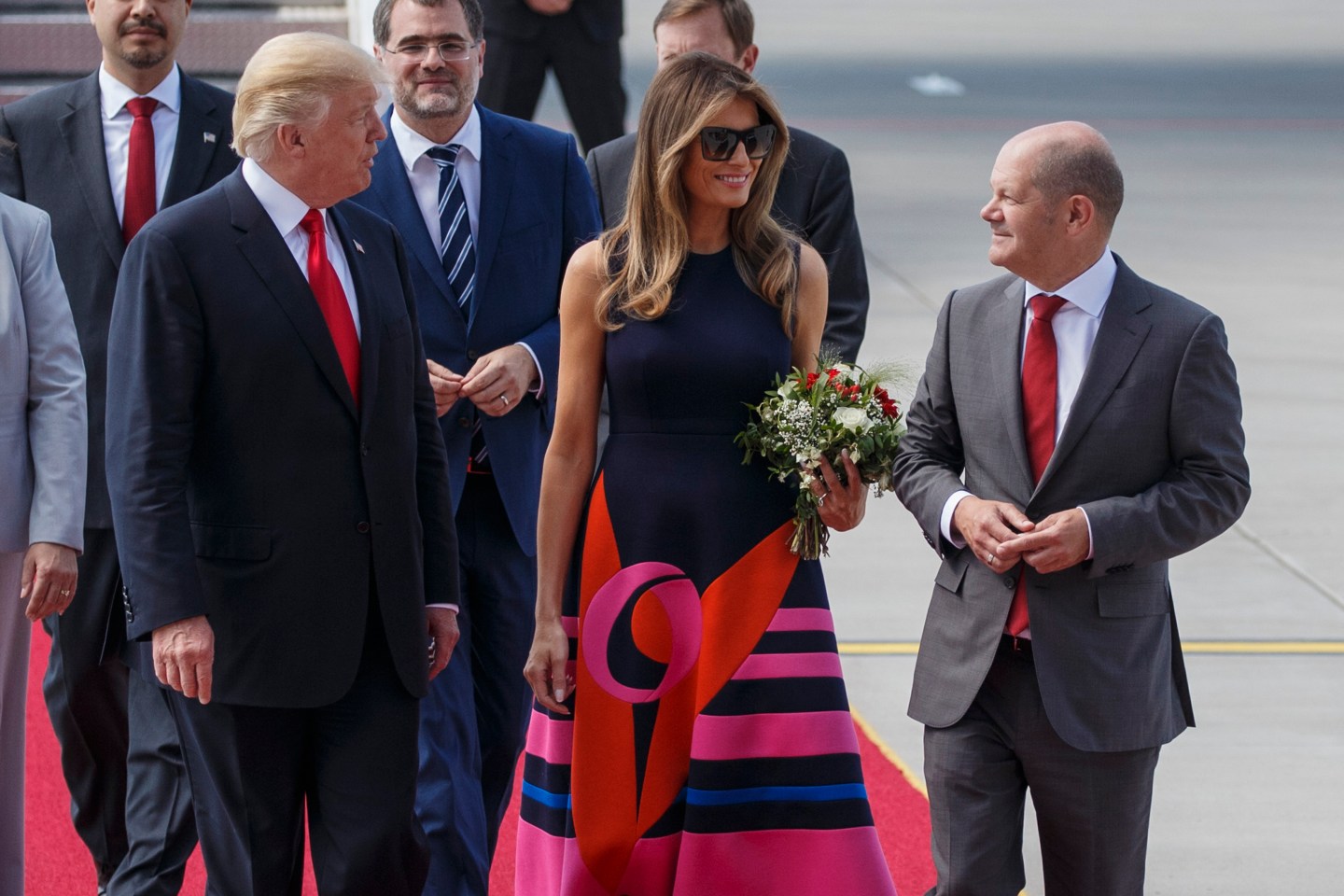 G20 Leaders Arrive For Hamburg Summit