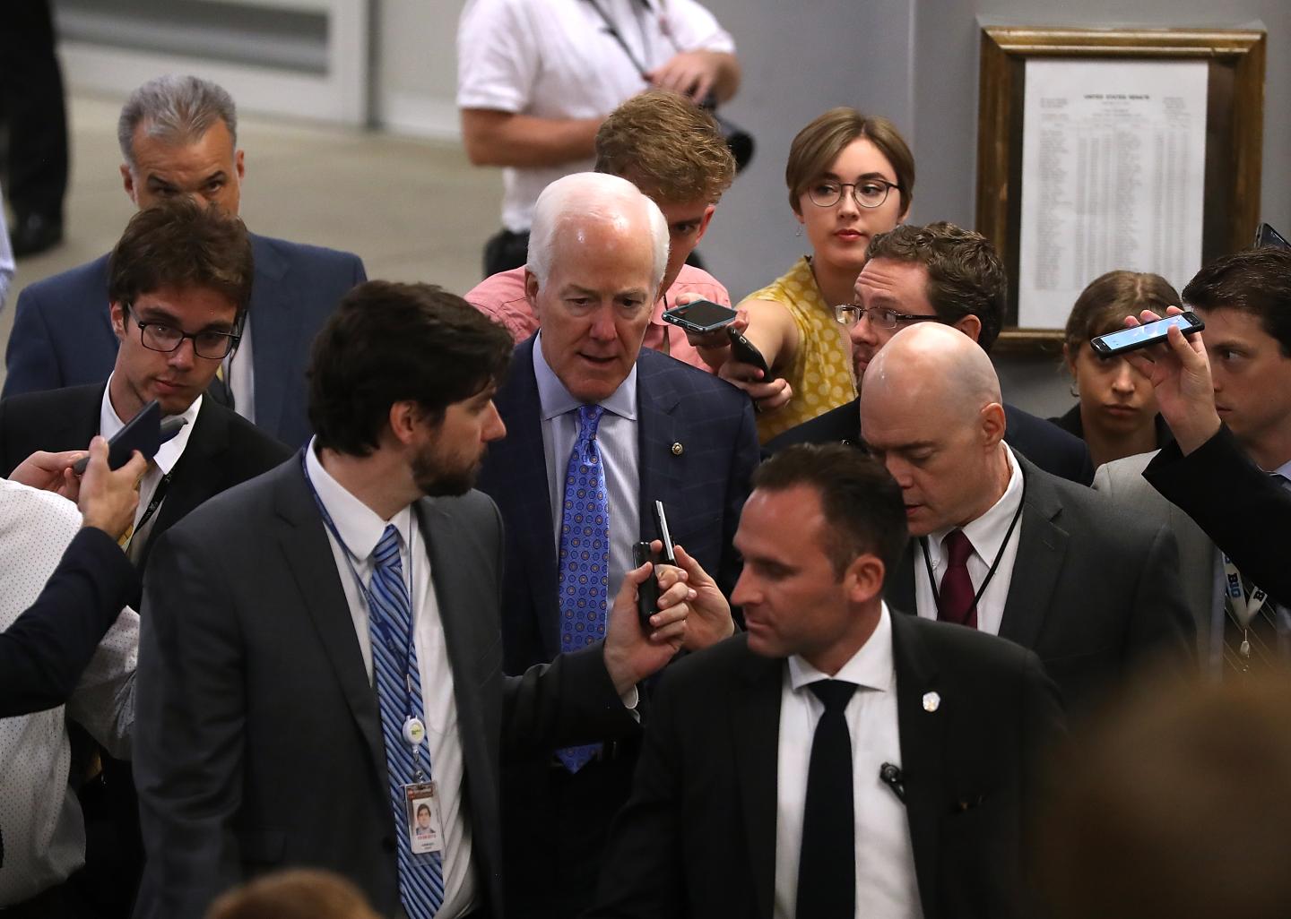 Senators Debate Health Care Bill On Capitol Hill