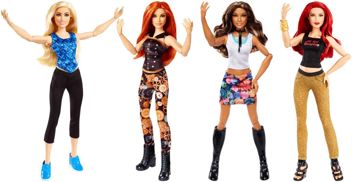 New Dolls For Girls From WWE and Mattel Can Body Slam Barbie