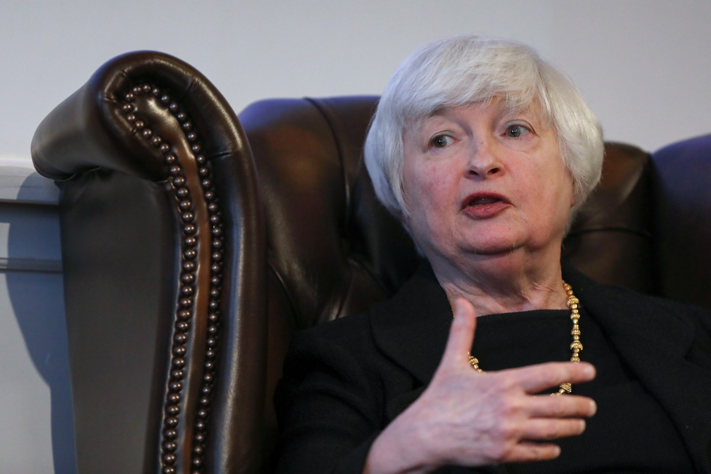 Federal Reserve Bank Chair Janet Yellen Speaks At The British Academy