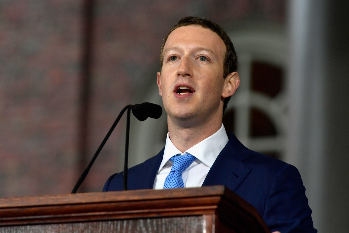 Facebook Founder Mark Zuckerberg Delivers Commencement Address At Harvard
