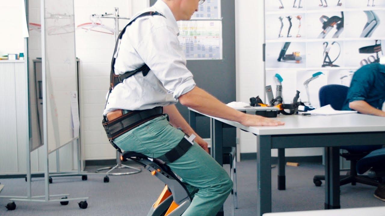 ‘Chairless Chair’ Exoskeleton Makes Life Easier for Factory Workers