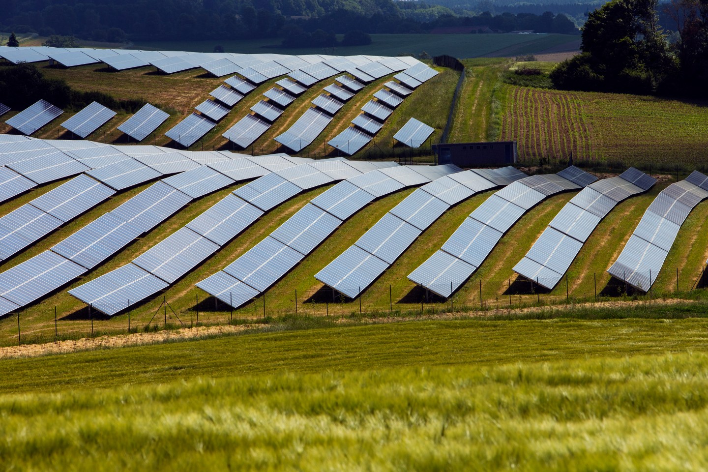 Solar farm in Bavaria