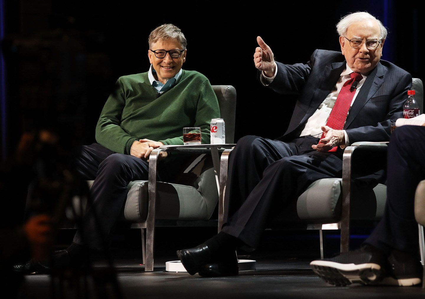Bill Gates And Warren Buffett Speak At Columbia University