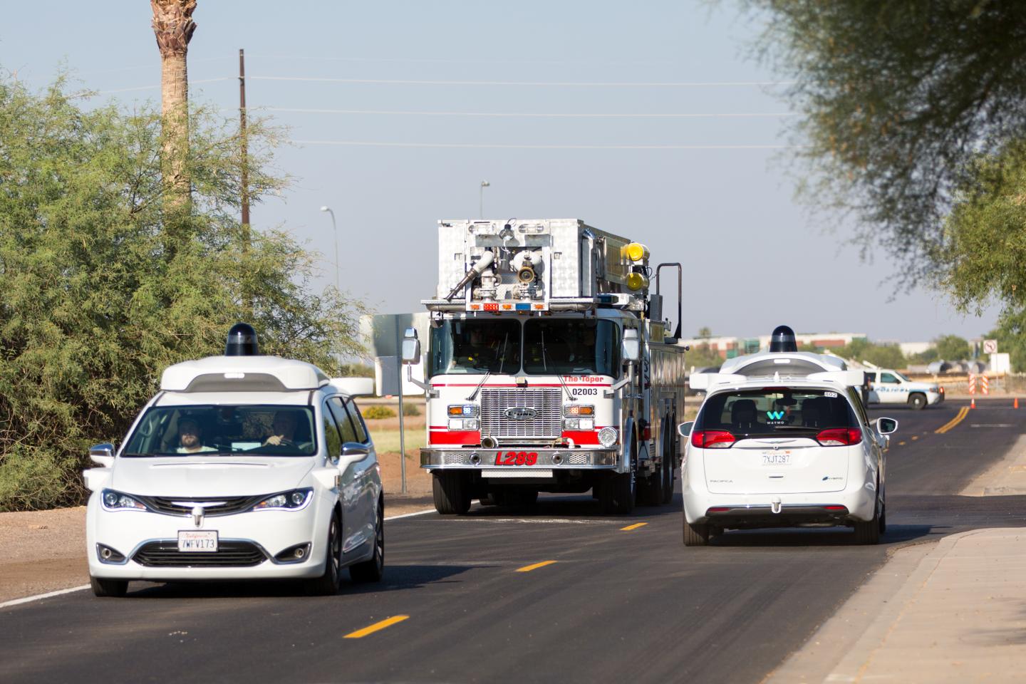 Why Google’s Self-Driving Minivans Spent the Day With Fire Trucks