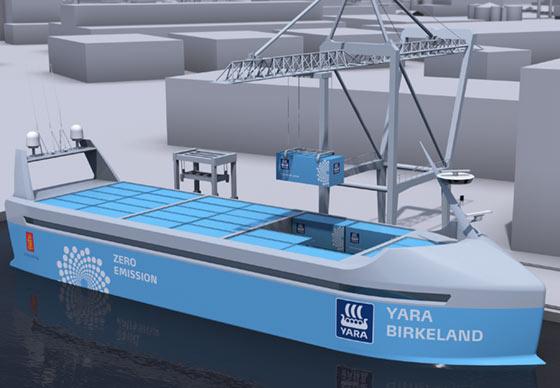 World’s First Autonomous Ship to Launch in 2018