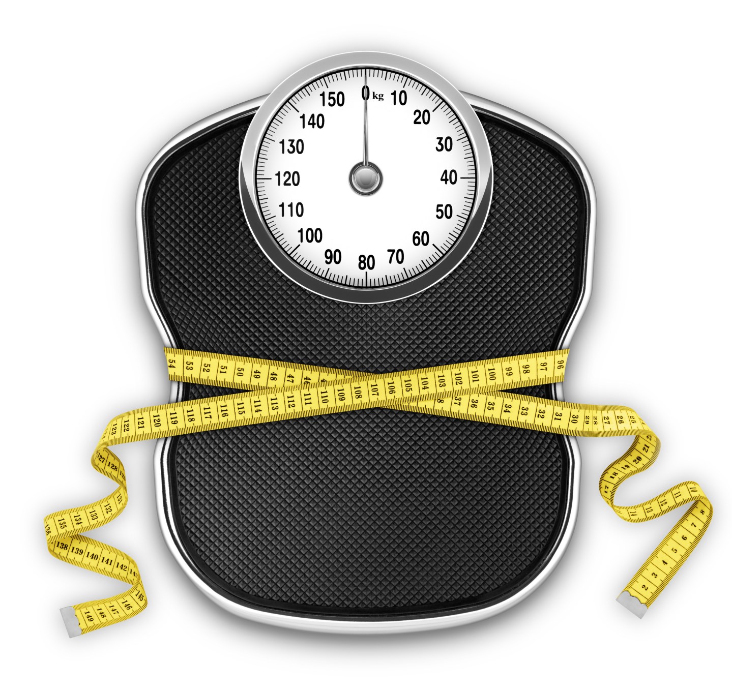 Slimming Scale (kg) (with Clipping Path)