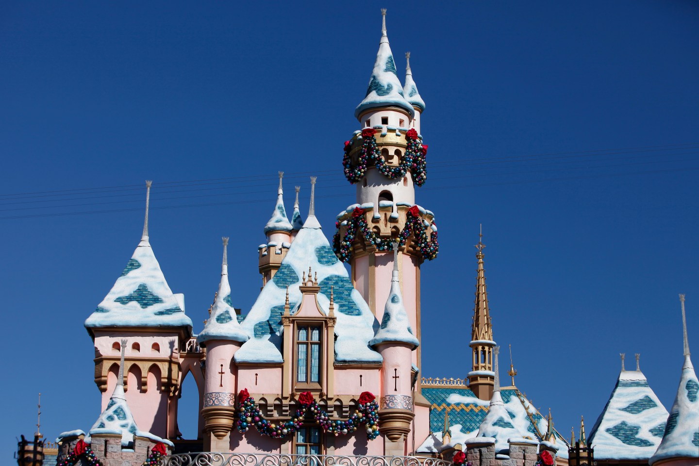 The Magic Castle stands at Walt Disney Co.'s Disneyland Park, part of the Disneyland Resort, in Anaheim, Calif.