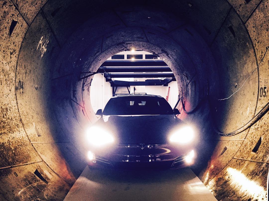 Tesla CEO Elon Musk Gives Us a Peek At His L.A. Tunnel Project