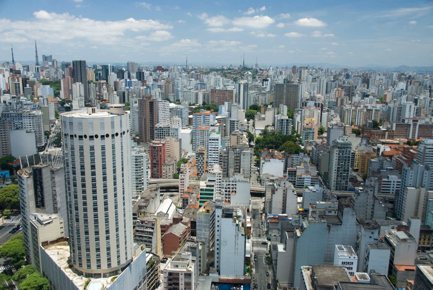 São Paulo skyline.