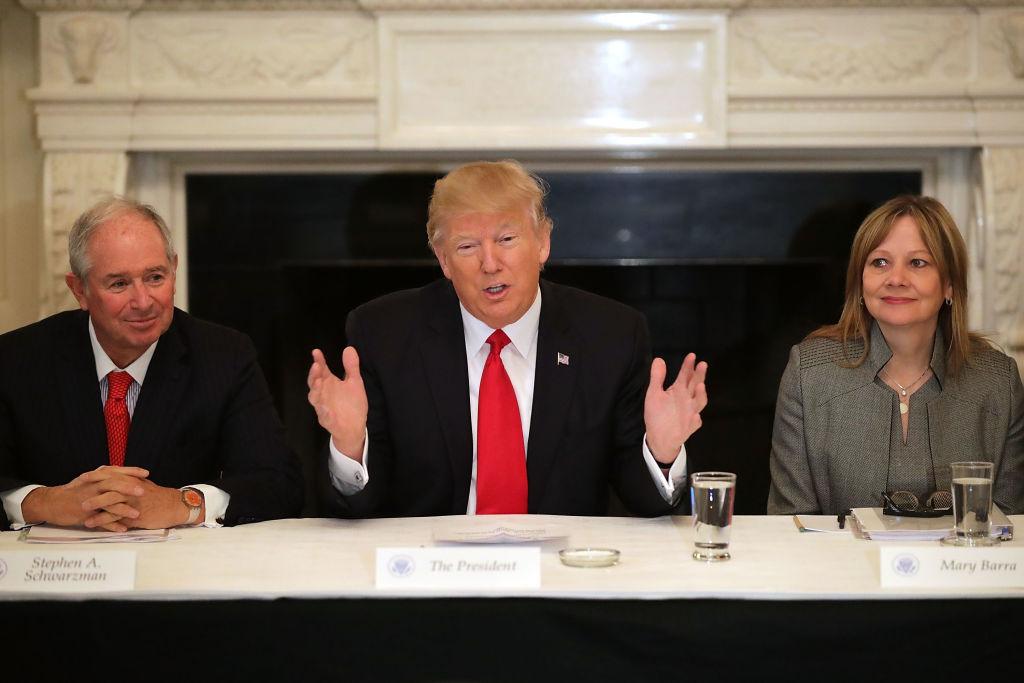 President Trump Holds Policy Forum With Business Leaders