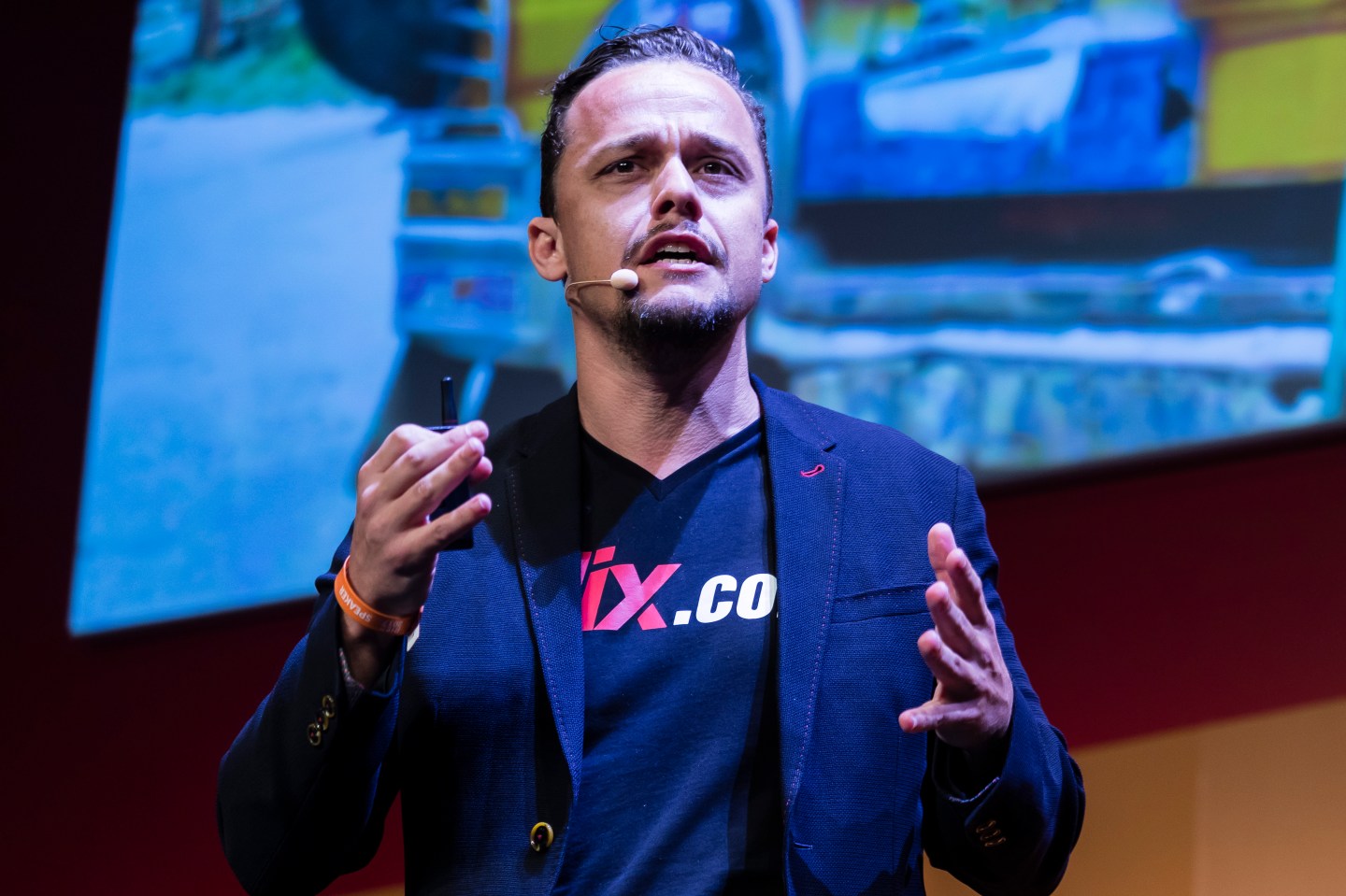 Mark Britt, co-founder and group CEO of iflix at RISE Conference 2017.