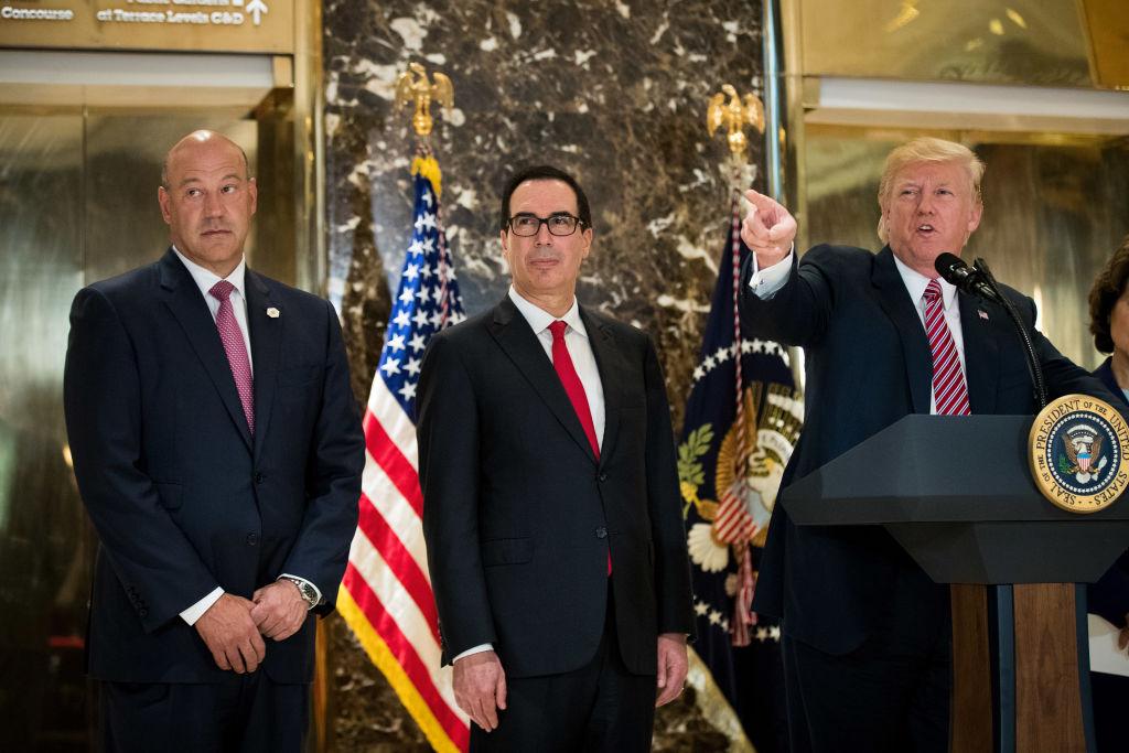 President Trump Speaks On Infrastructure Meeting Held At Trump Tower
