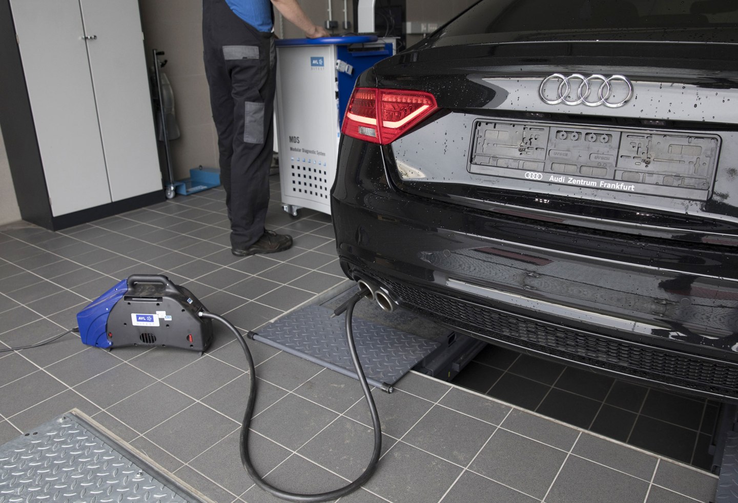 Audi Emission Testing And AdBlue Pollutant Neutralizing Fluid Refilling As Allegations Of Diesel Cheating Collusion Grow
