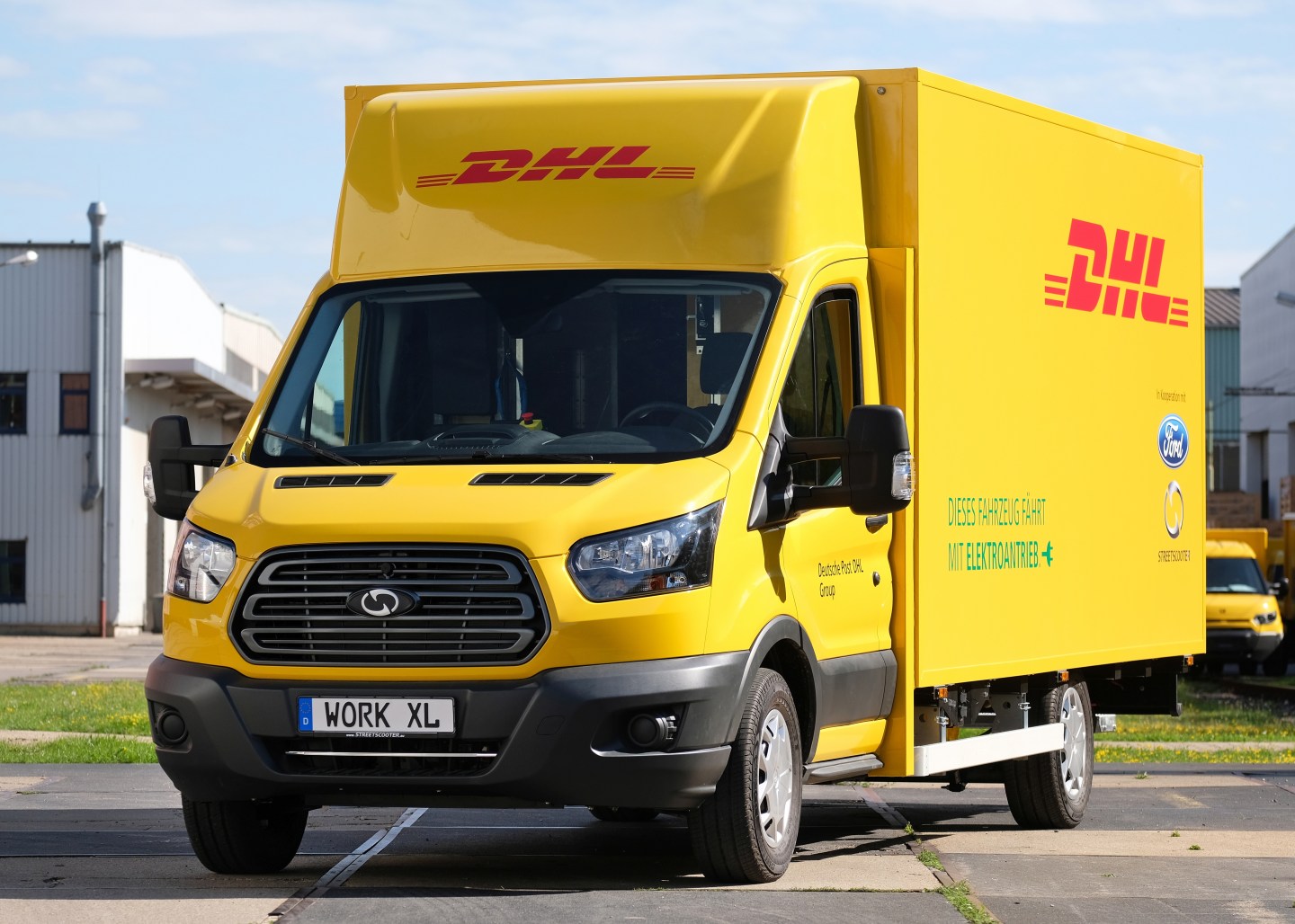 Ford and Deutsche Post DHL Group's StreetScooter Work XL electric delivery van