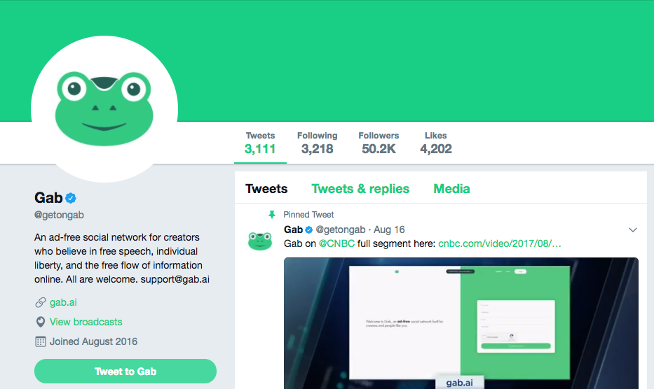 Social Network Gab Raises $1 Million in Crowdfunding | Fortune