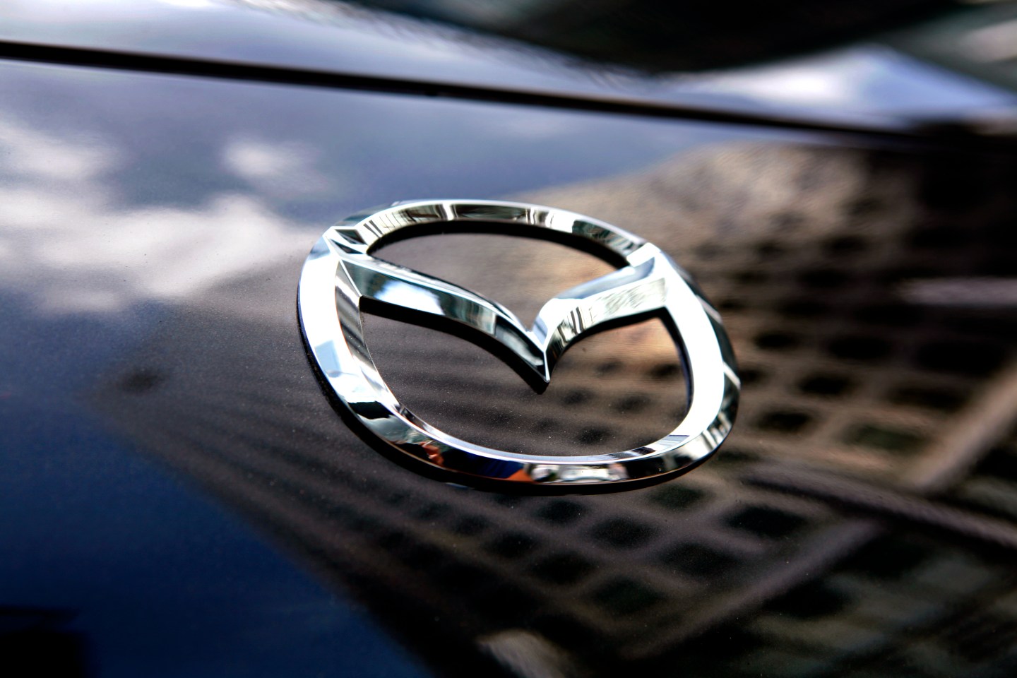 Picture shows a highly polished Mazda on the Motorexpo exhibition in Canary Warf, London.
