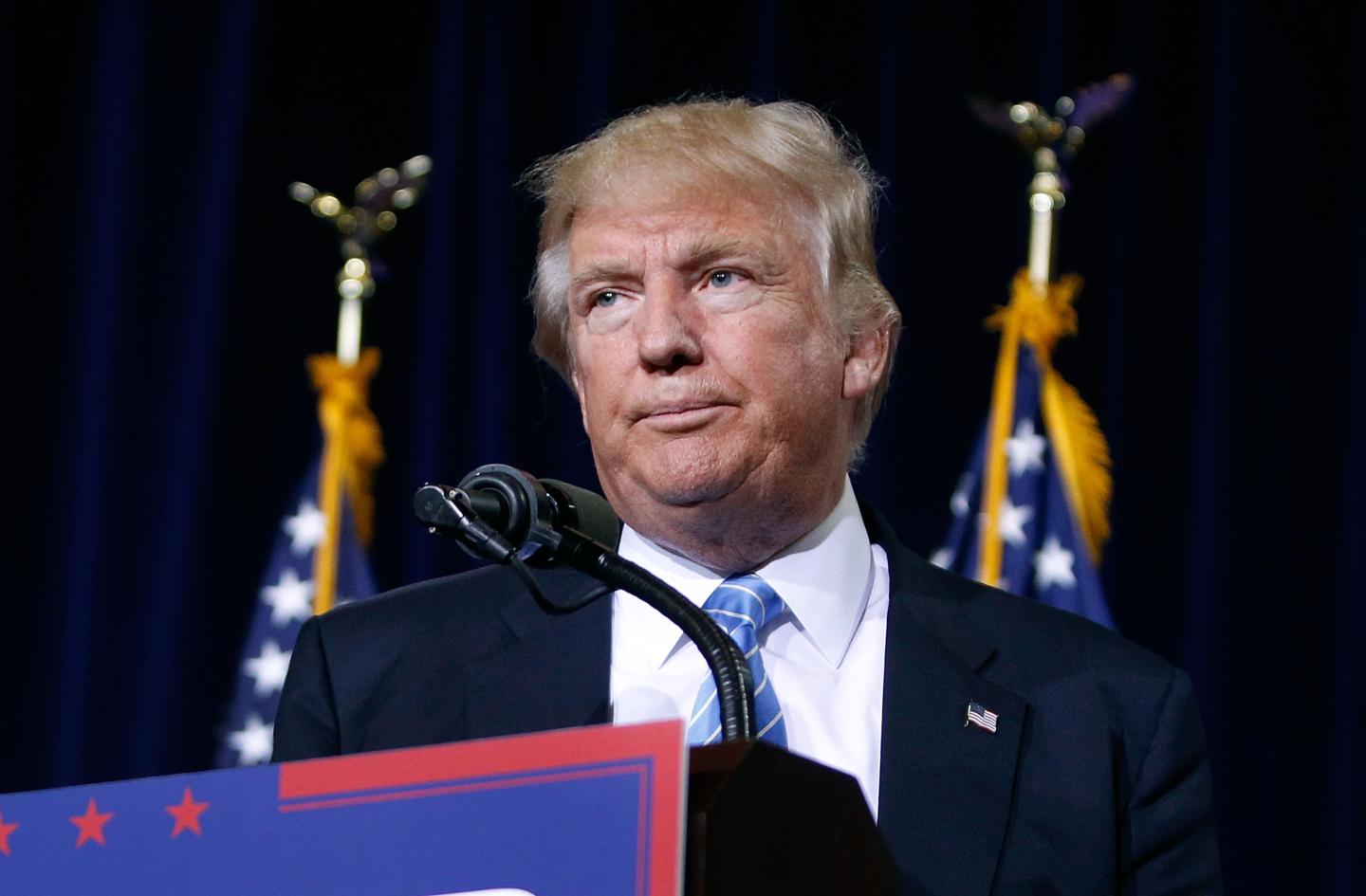 Donald Trump Speaks On Immigration At Rally In Phoenix