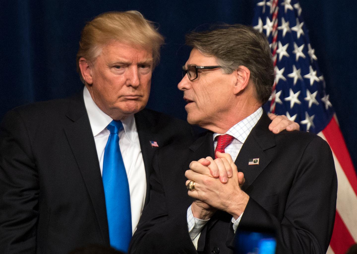 President Donald Trump delivers remarks at the Energy Department in Washington, D.C.