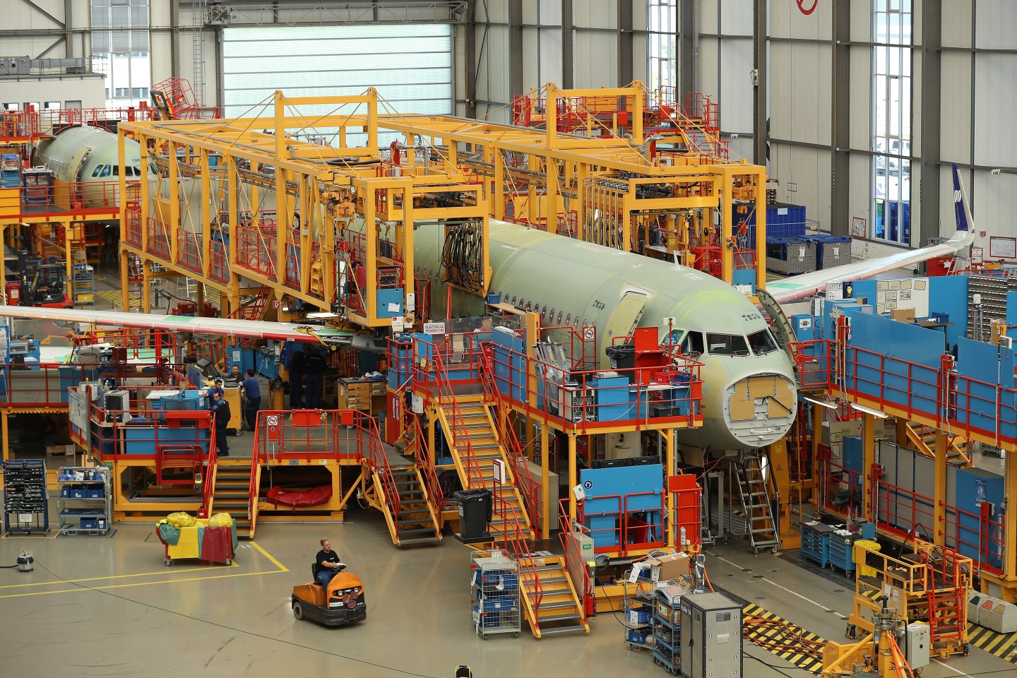 Airbus A320 Assembly At Hamburg Factory