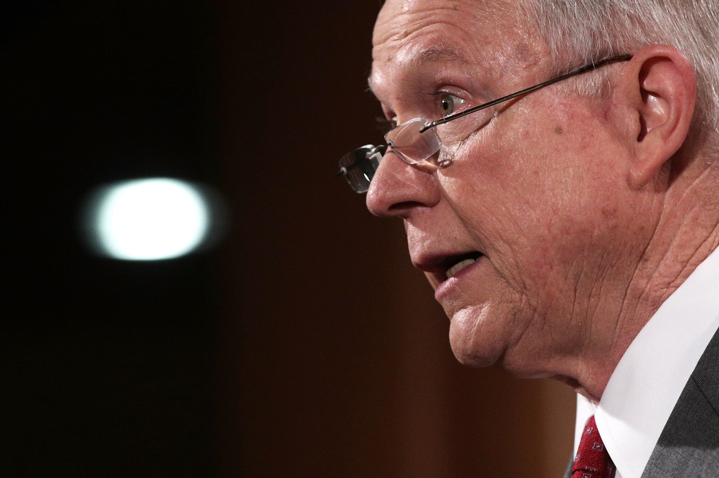 Attorney General Jeff Sessions And Intelligence Chiefs Hold Briefing On Classified Information Leaks