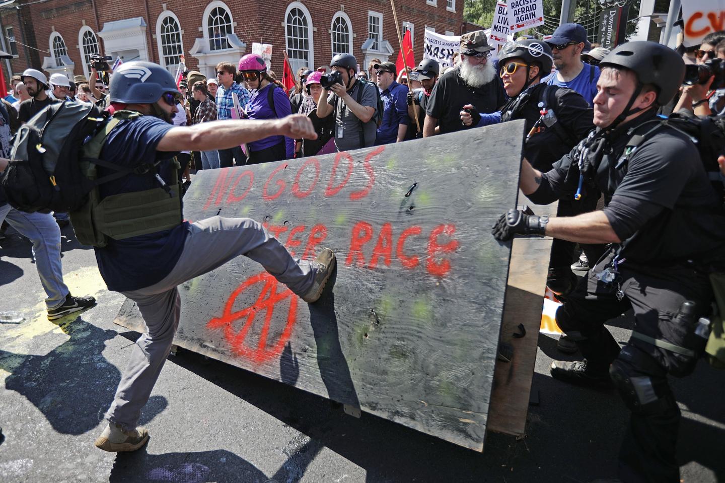 Violent Clashes Erupt at "Unite The Right" Rally In Charlottesville