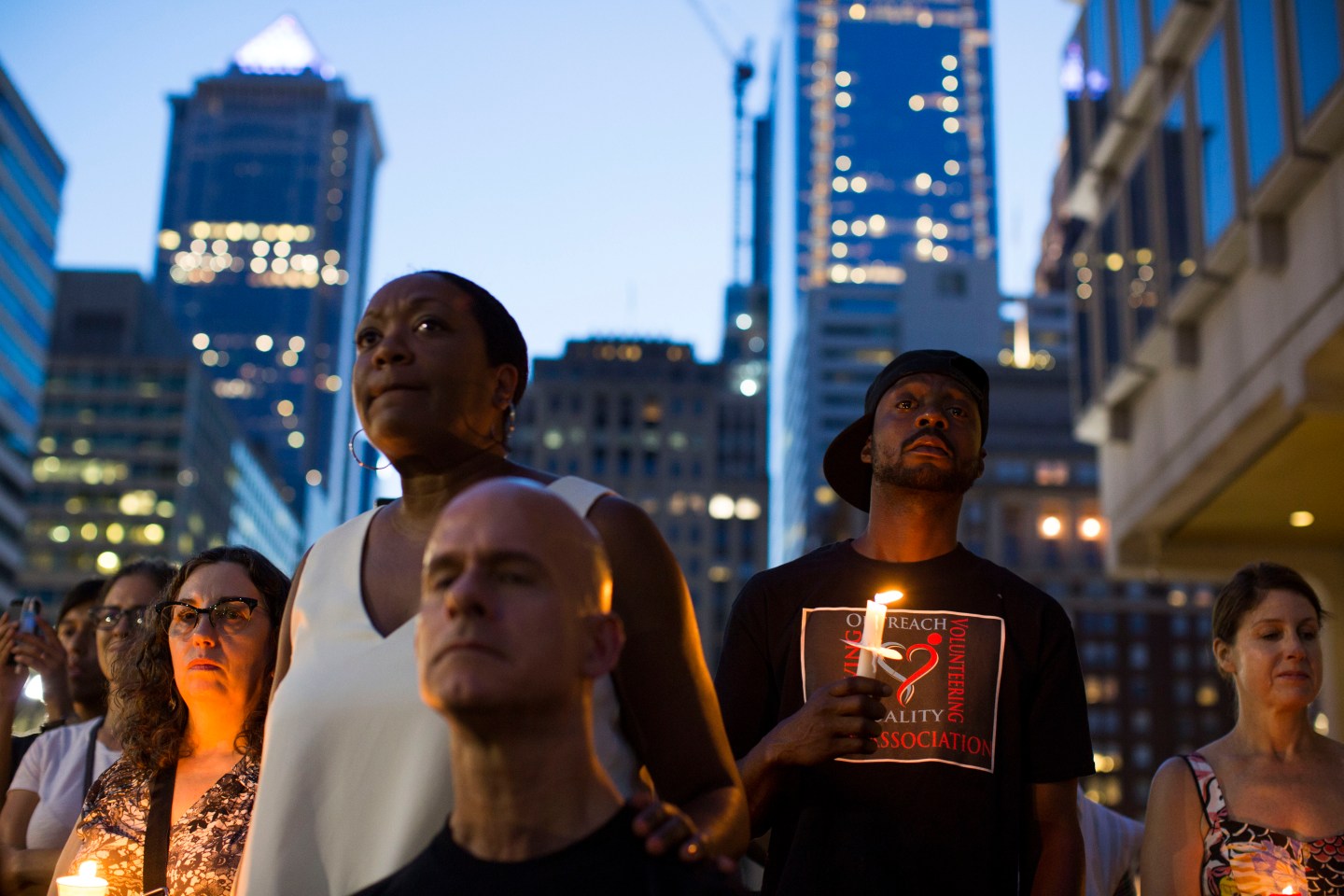 Vigils Held Across For Country For Victims Of Violence At White Nationalist Rally In Charlottesville, Virginia