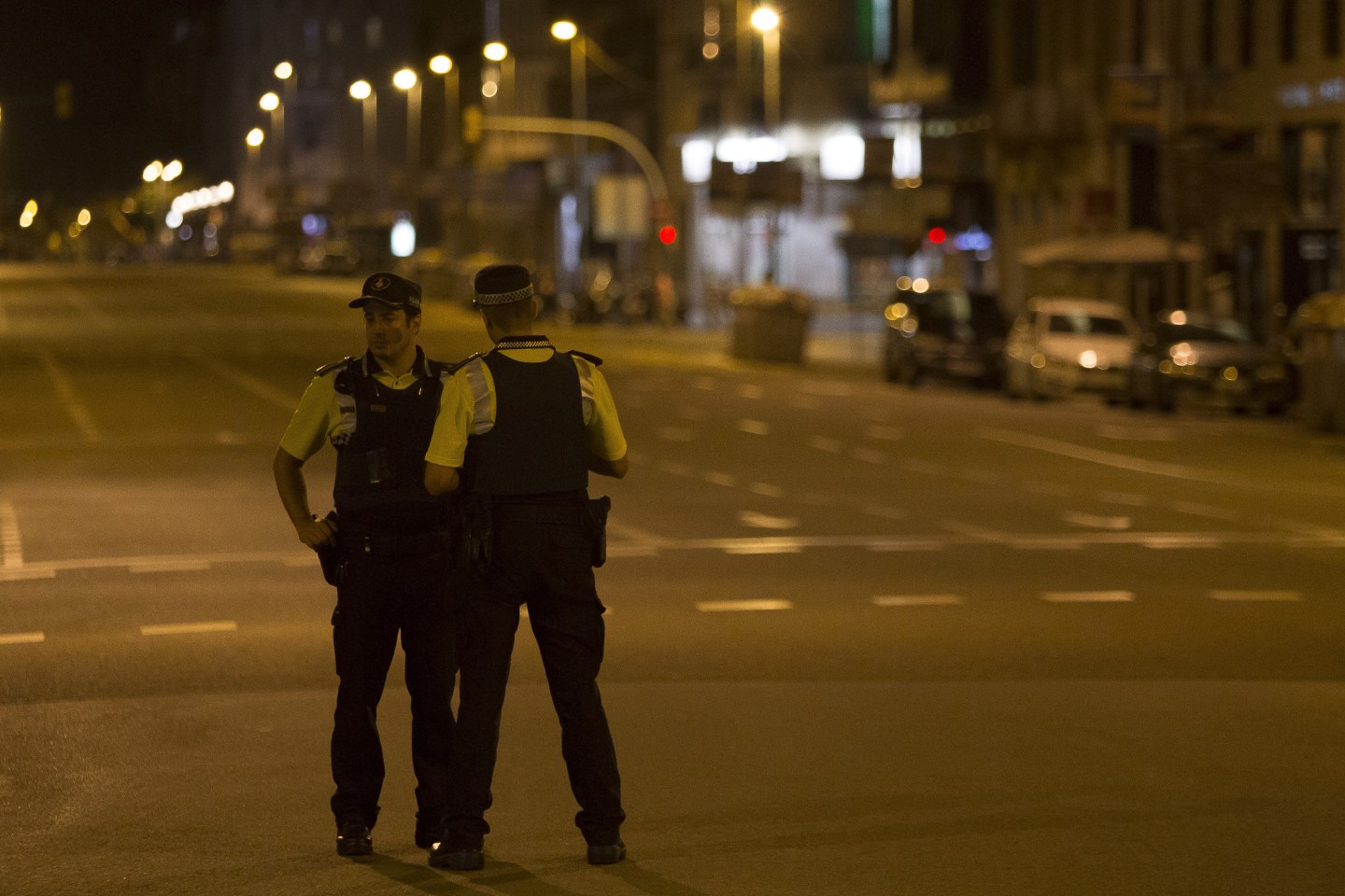 Van plowed into the crowd in Barcelona