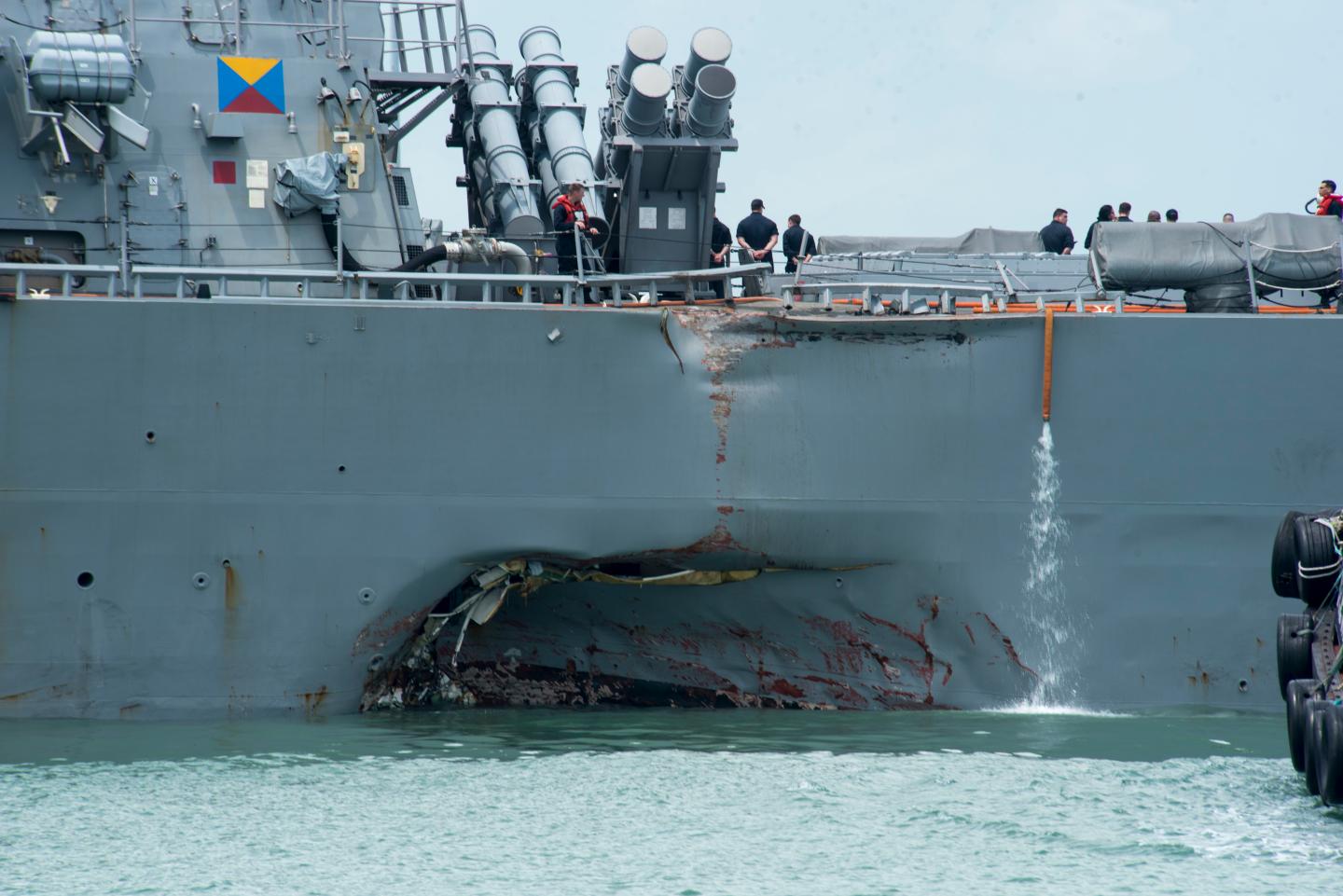 Navy Fires Two Senior Officers Over Deadly USS John McCain Crash