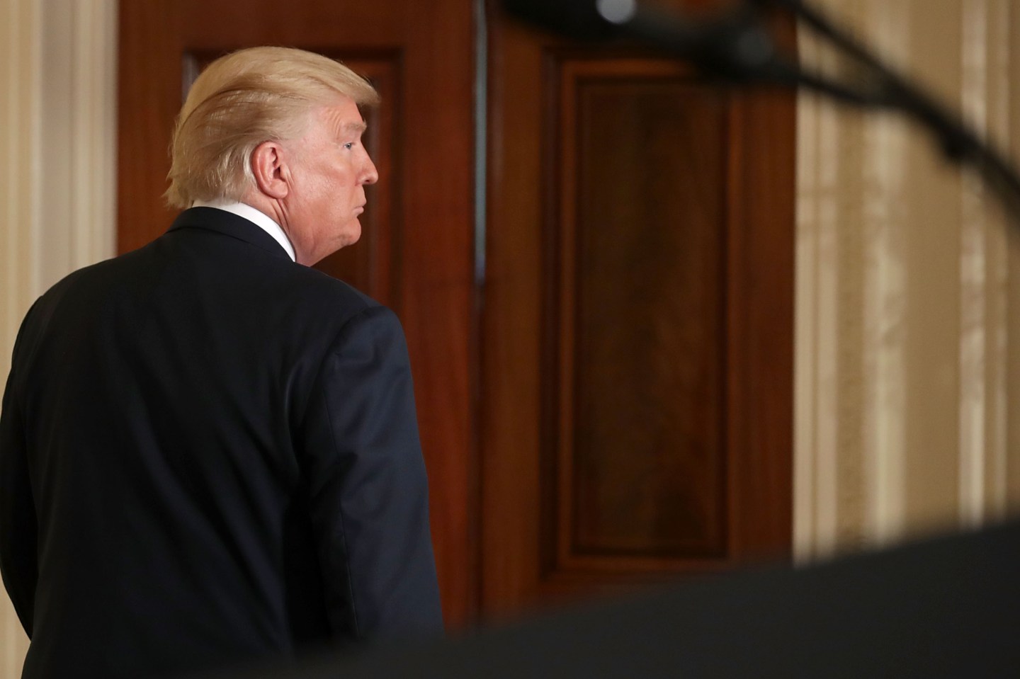 President Trump Holds Joint News Conference With President Of Finland