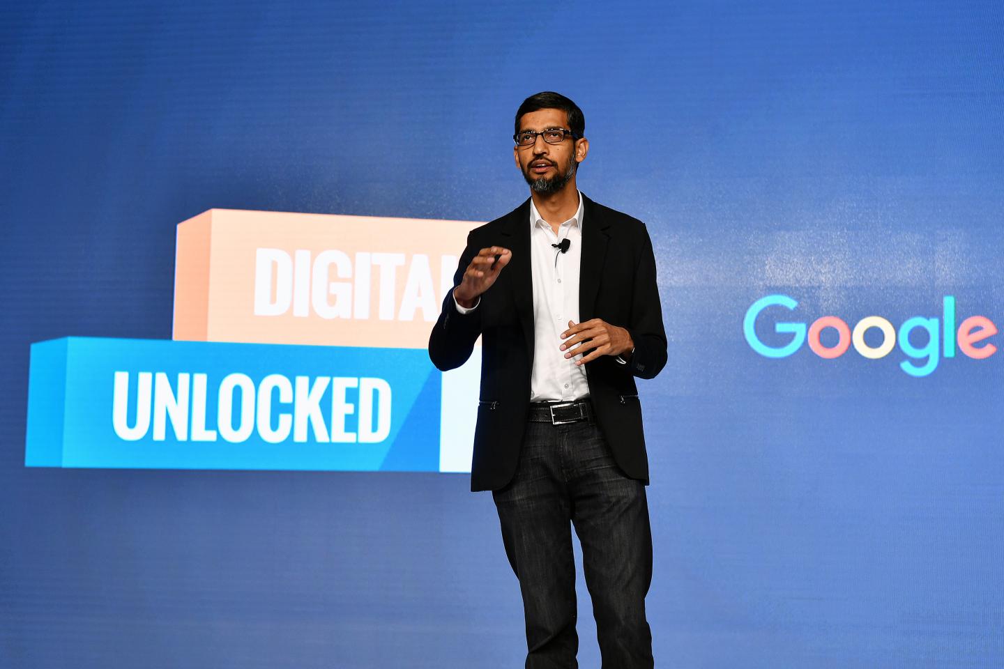 Google Inc. CEO Sundar Pichai News Conference