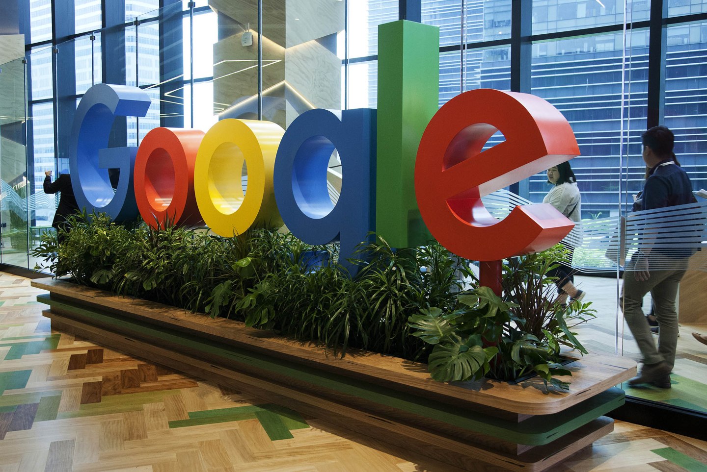 Singapore Prime Minister Lee Hsien Loong Attends The Official Opening Of The New Google Inc. APAC Headquarters