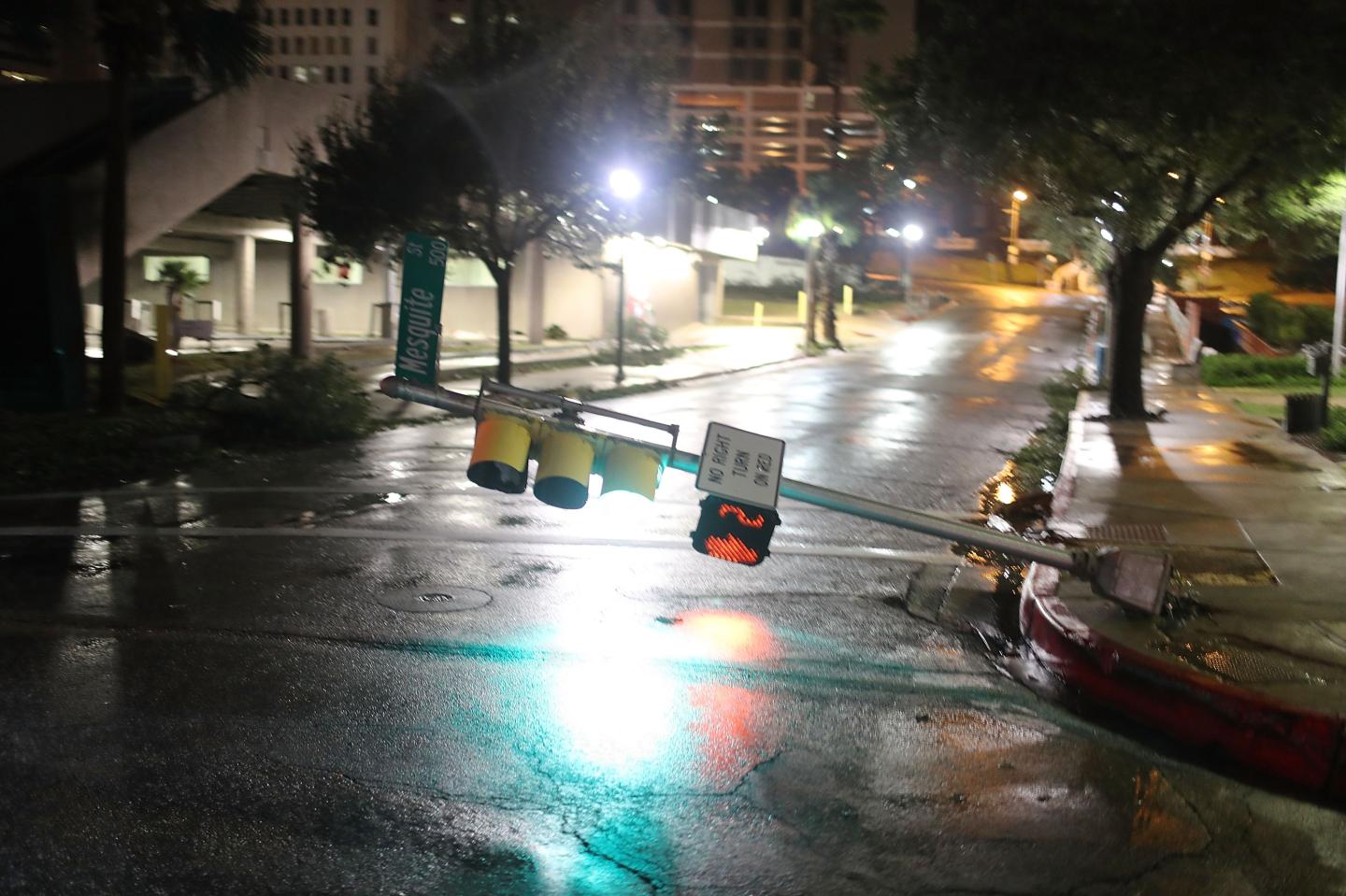 Tropical Storm Slams Into Texas Coast Bringing Days Of Heavy Rains