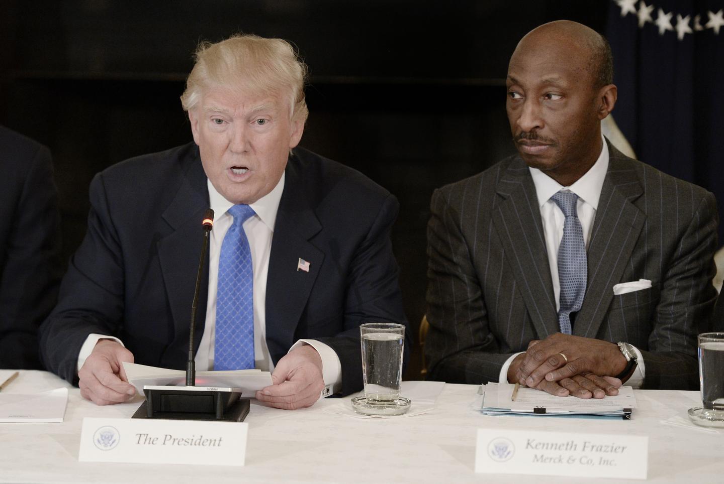 donald trump resigns council charlottesville