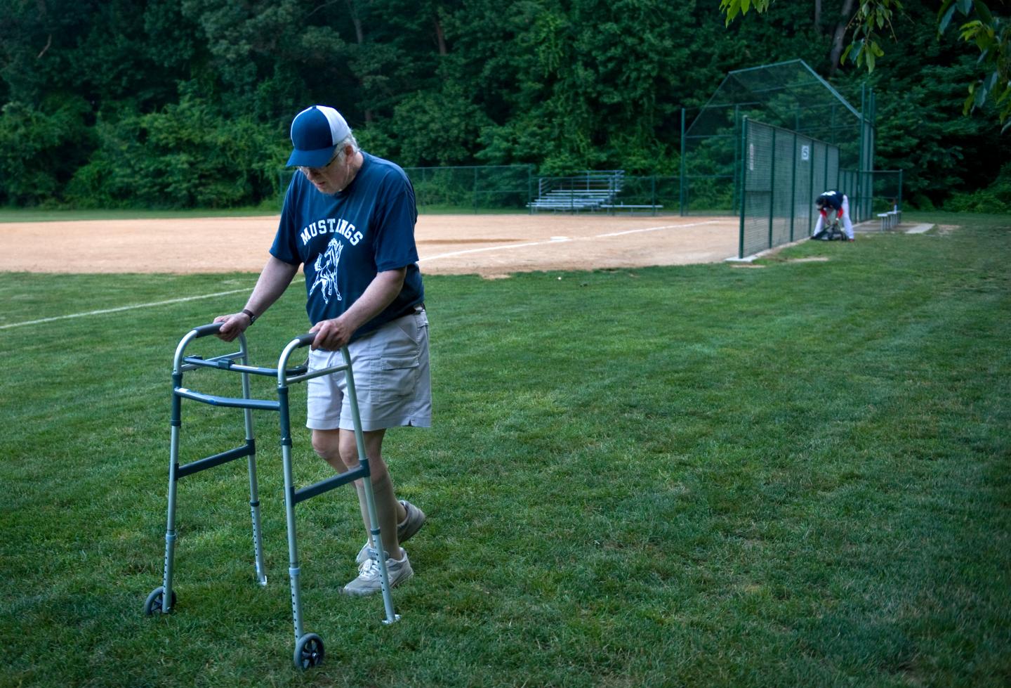 Bob Soulen has parkinsons disease but he still plays in a competitive over 60 softball league