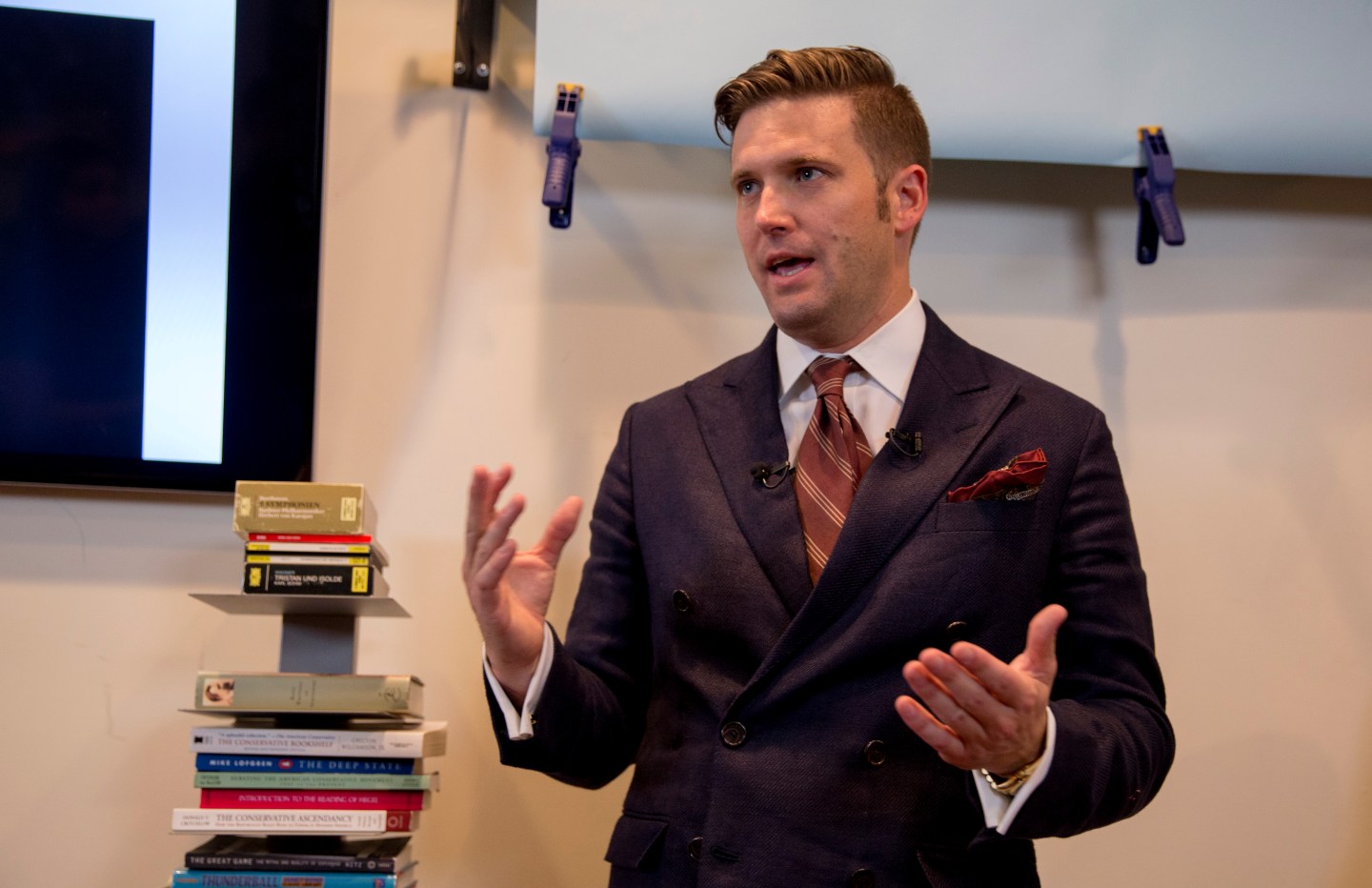 Alt Right Figure Richard Spencer Holds News Conference In Washington, D.C.