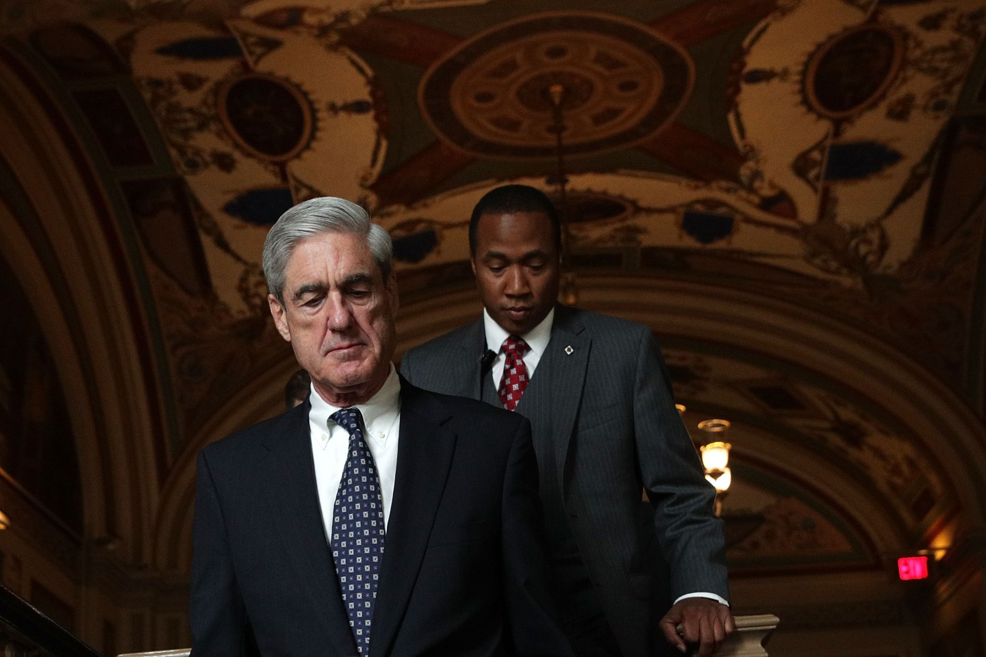 Special Prosecutor Robert Mueller Briefs Senate Intel Committee On Capitol Hill