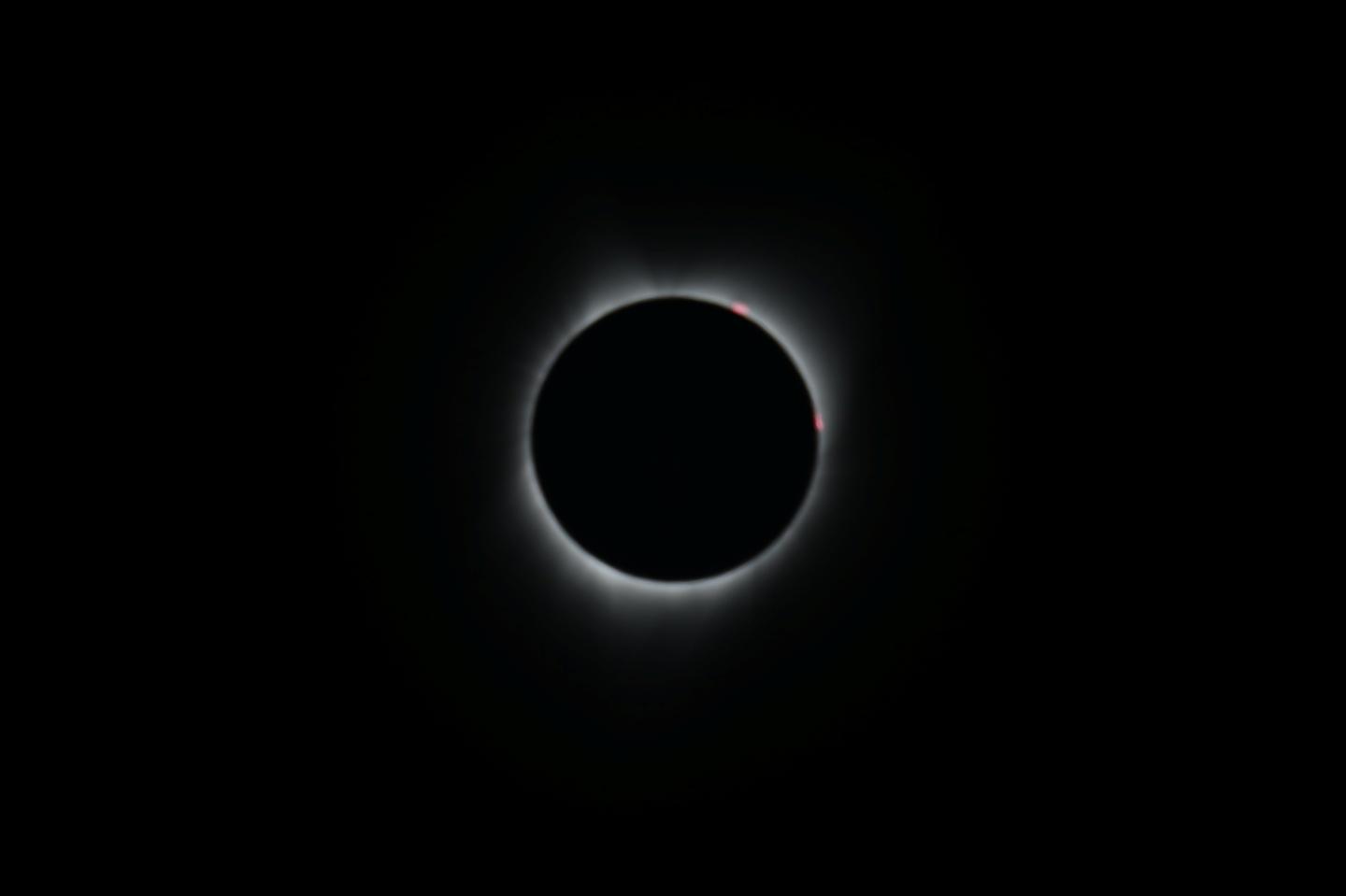 Solar Eclipse from Depoe Bay, Oregon