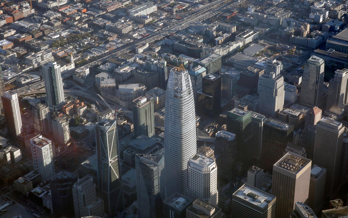 Aerial view of San Francisco